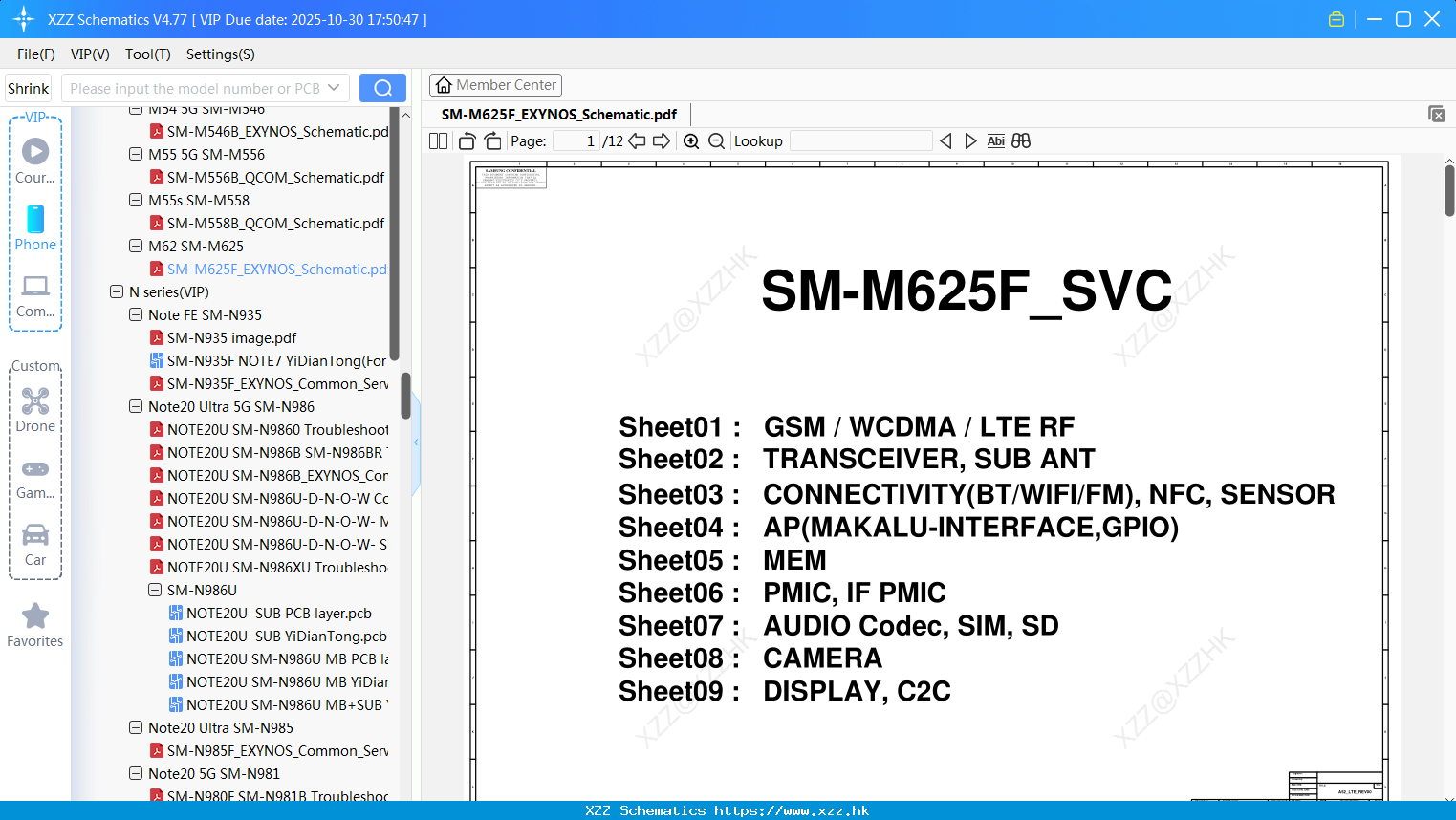 Samsung SM-M625F_EXYNOS_Schematic